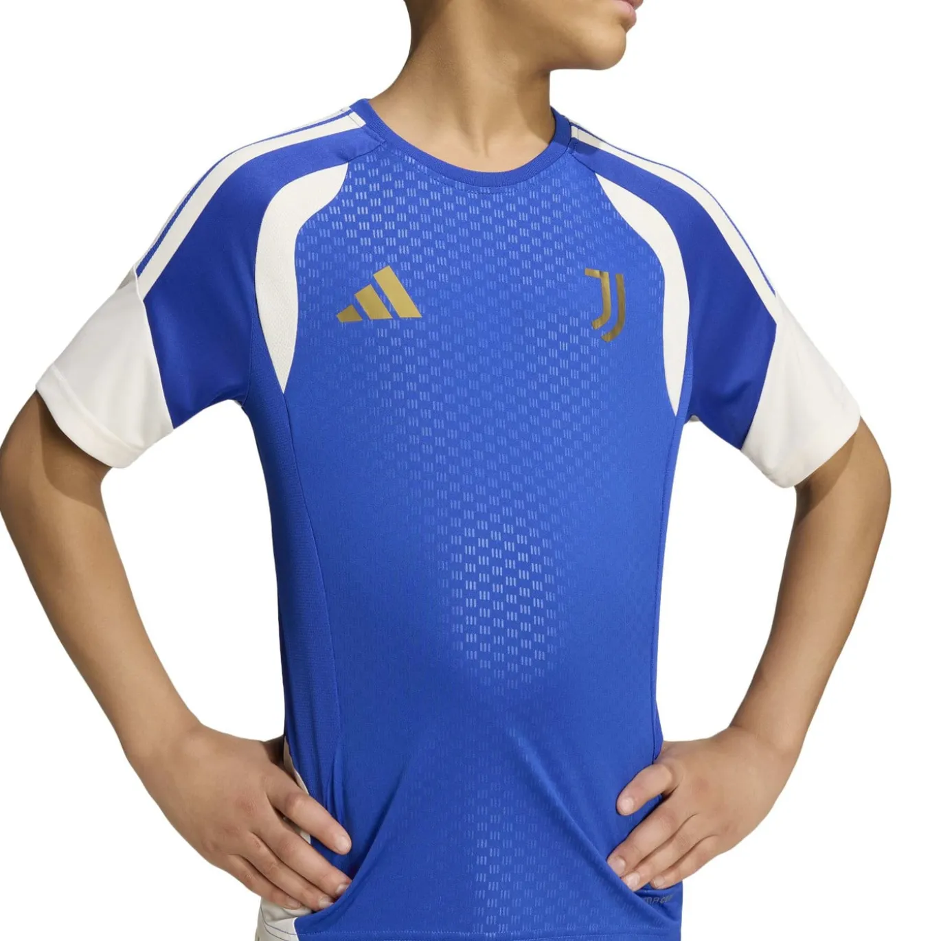 addias Juventus Trainingsset 2026-2027 Kids Blauw Wit Goud