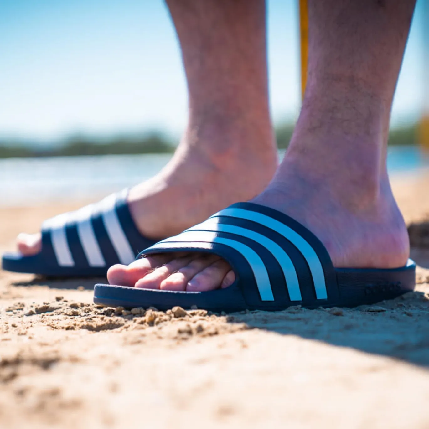 adidas Adilette Aqua Slippers Donkerblauw Wit