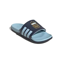 adidas Adilette Argentinië Slippers Lichtblauw Donkerblauw Goud