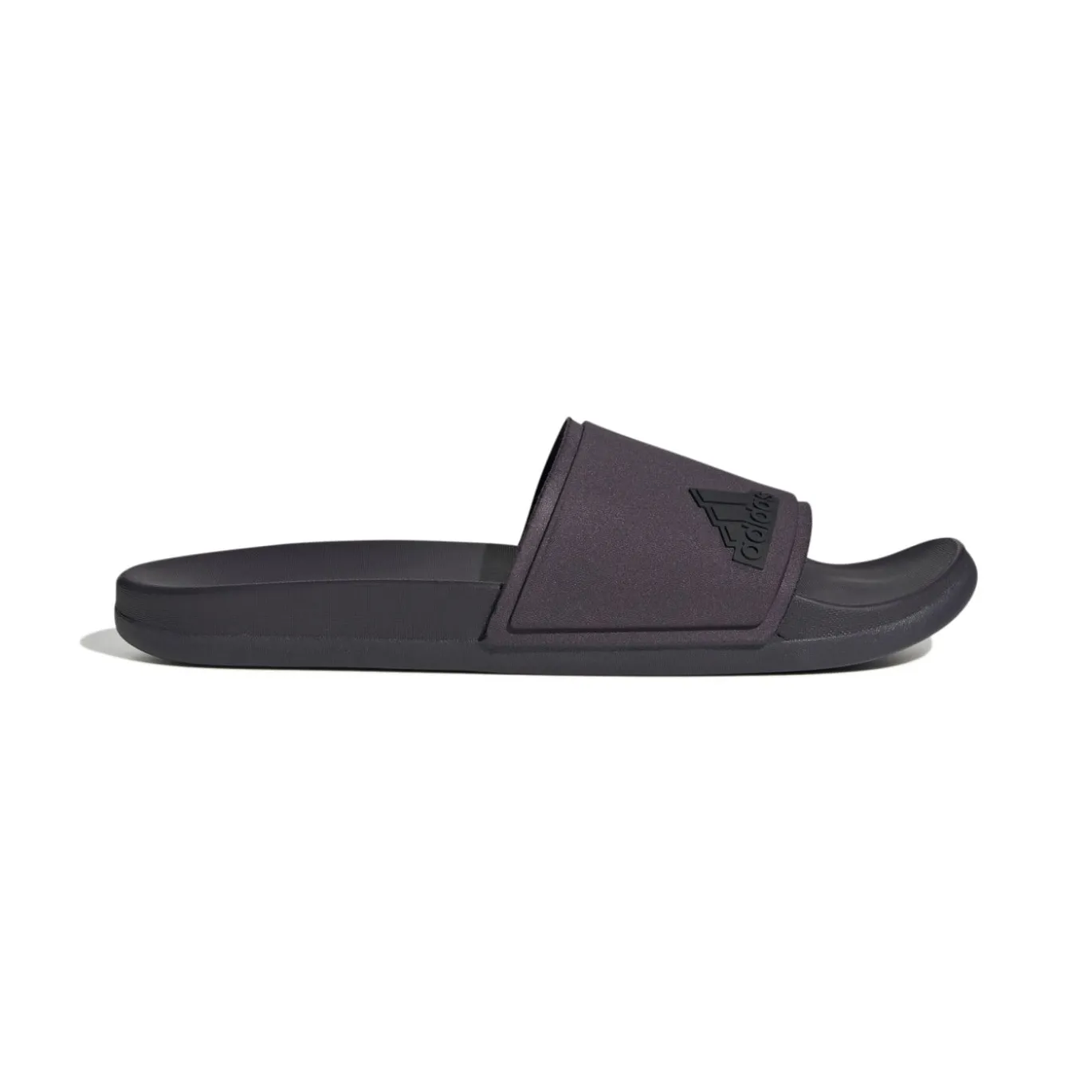 adidas Adilette Comfort Elevated Slippers Zwart Donkerpaars