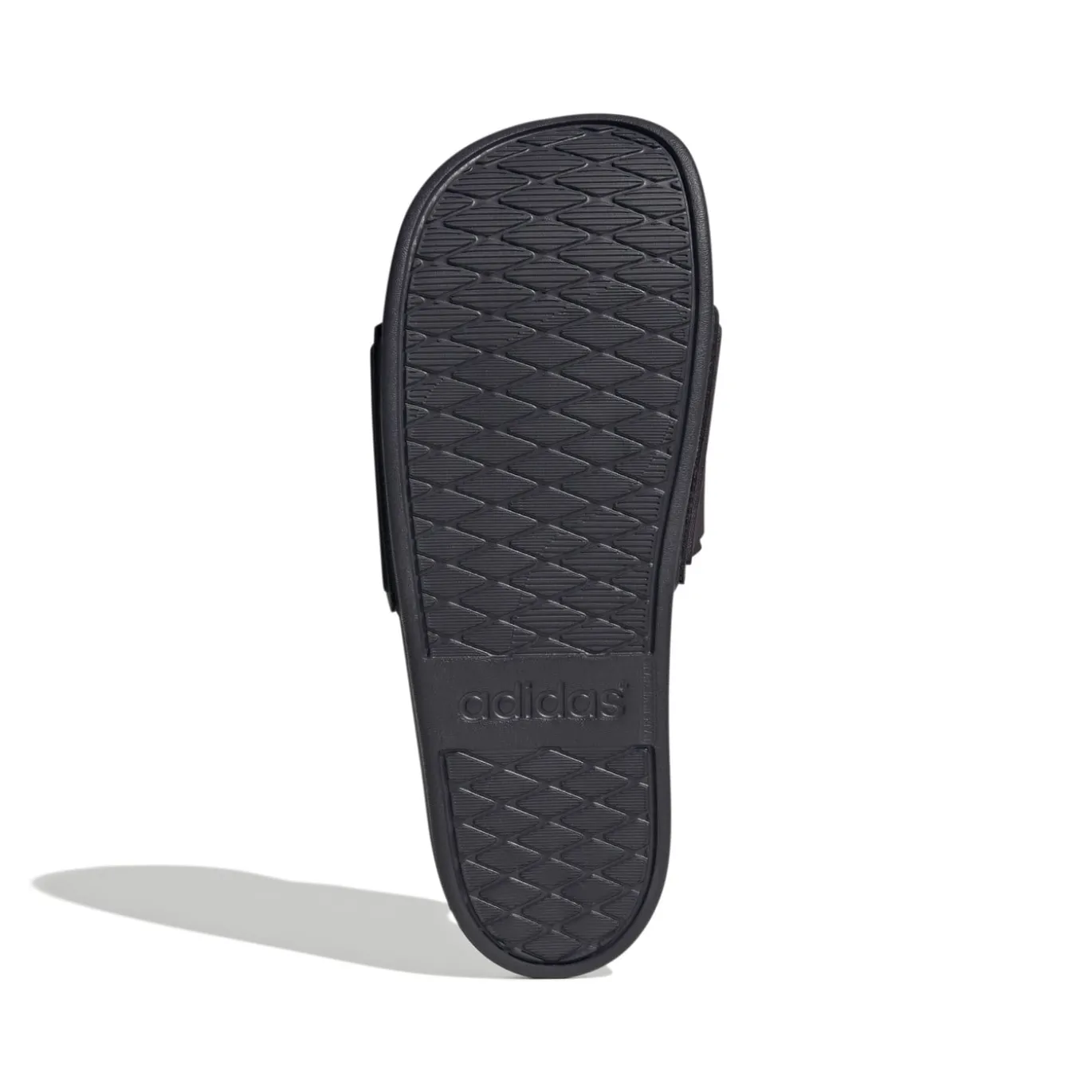 adidas Adilette Comfort Elevated Slippers Zwart Donkerpaars