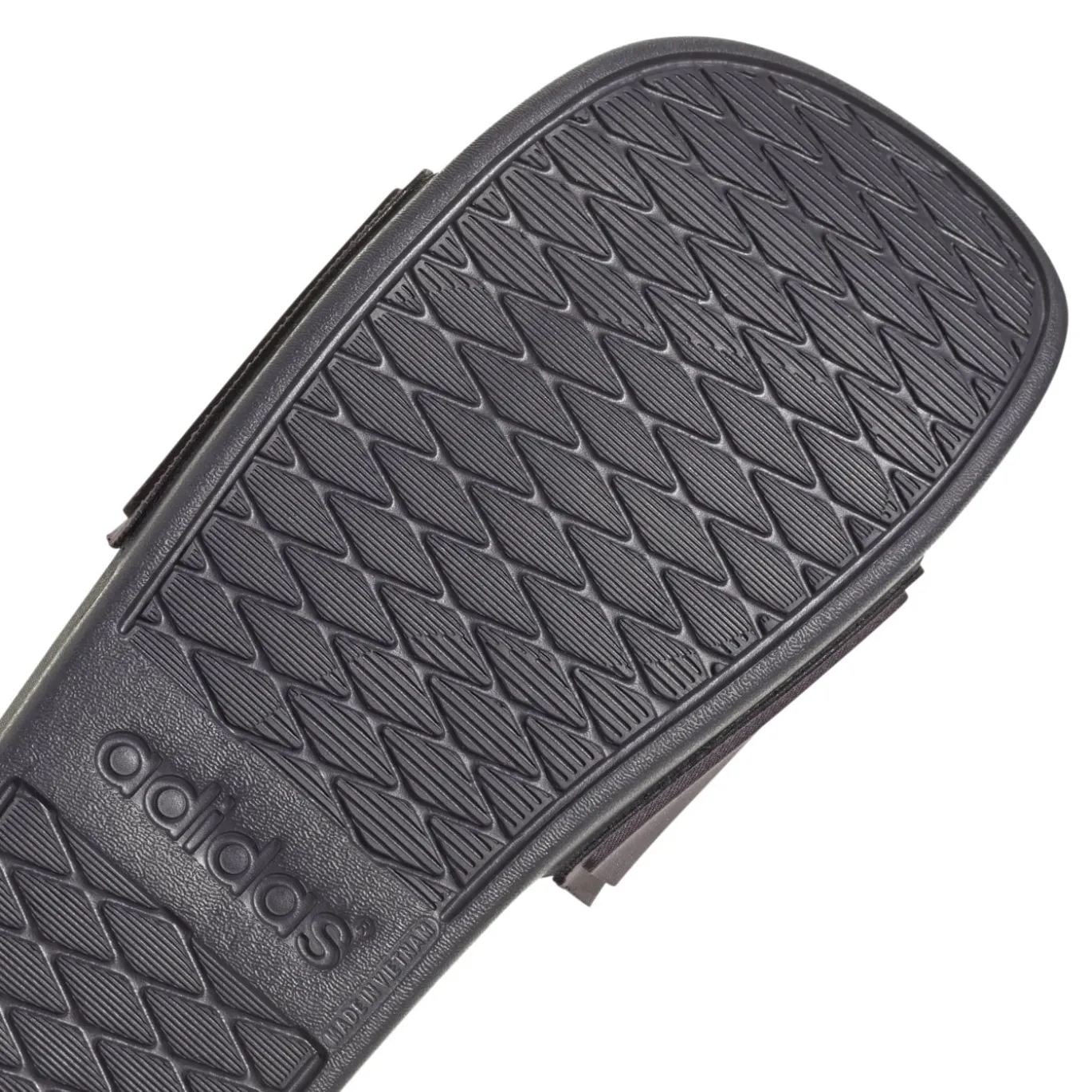 adidas Adilette Comfort Elevated Slippers Zwart Donkerpaars