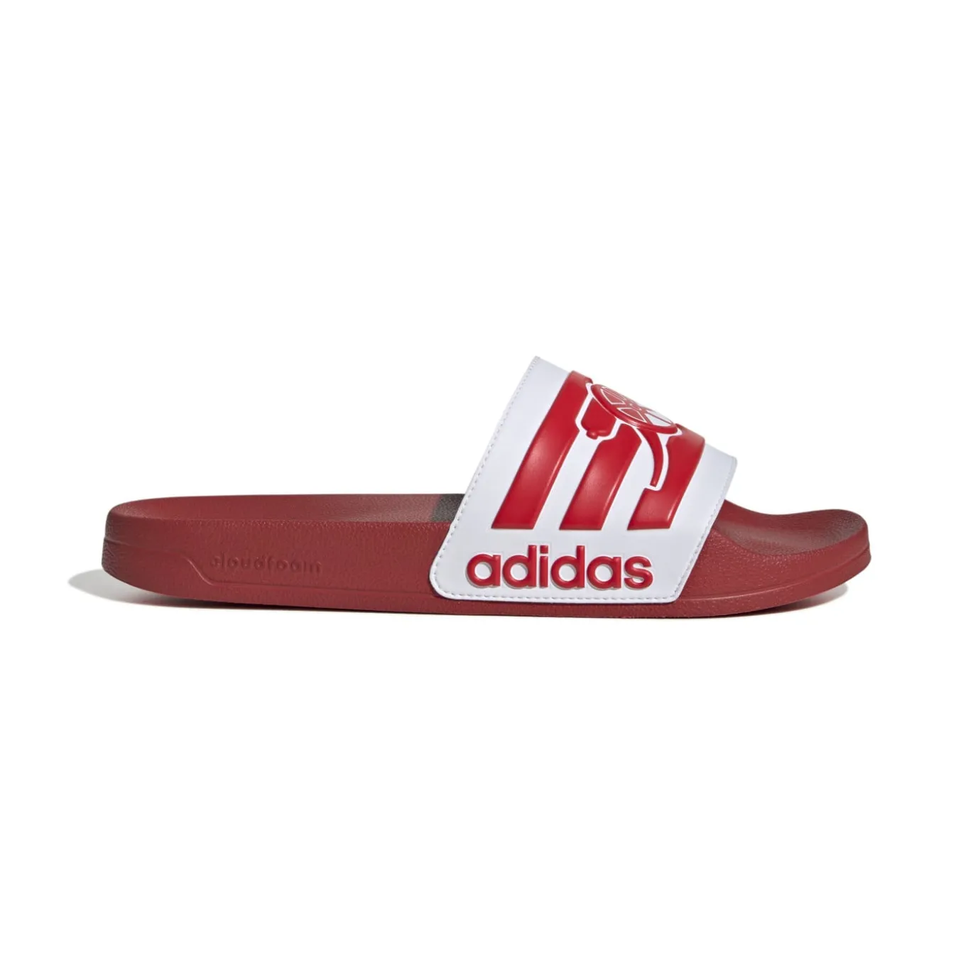 adidas Adilette Shower Arsenal Slippers Rood Wit