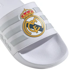 adidas Adilette Shower Real Madrid Slippers Wit Lichtgrijs Goud