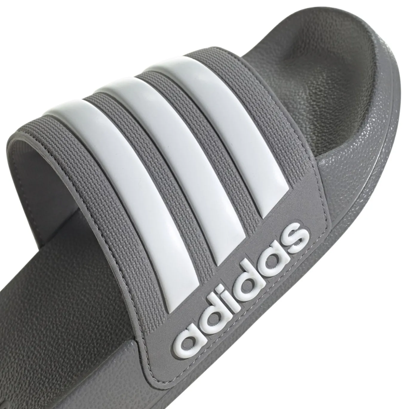 adidas Adilette Shower Slippers Donkergrijs Wit