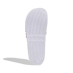 adidas Adilette Shower Slippers Wit Donkerblauw Rood