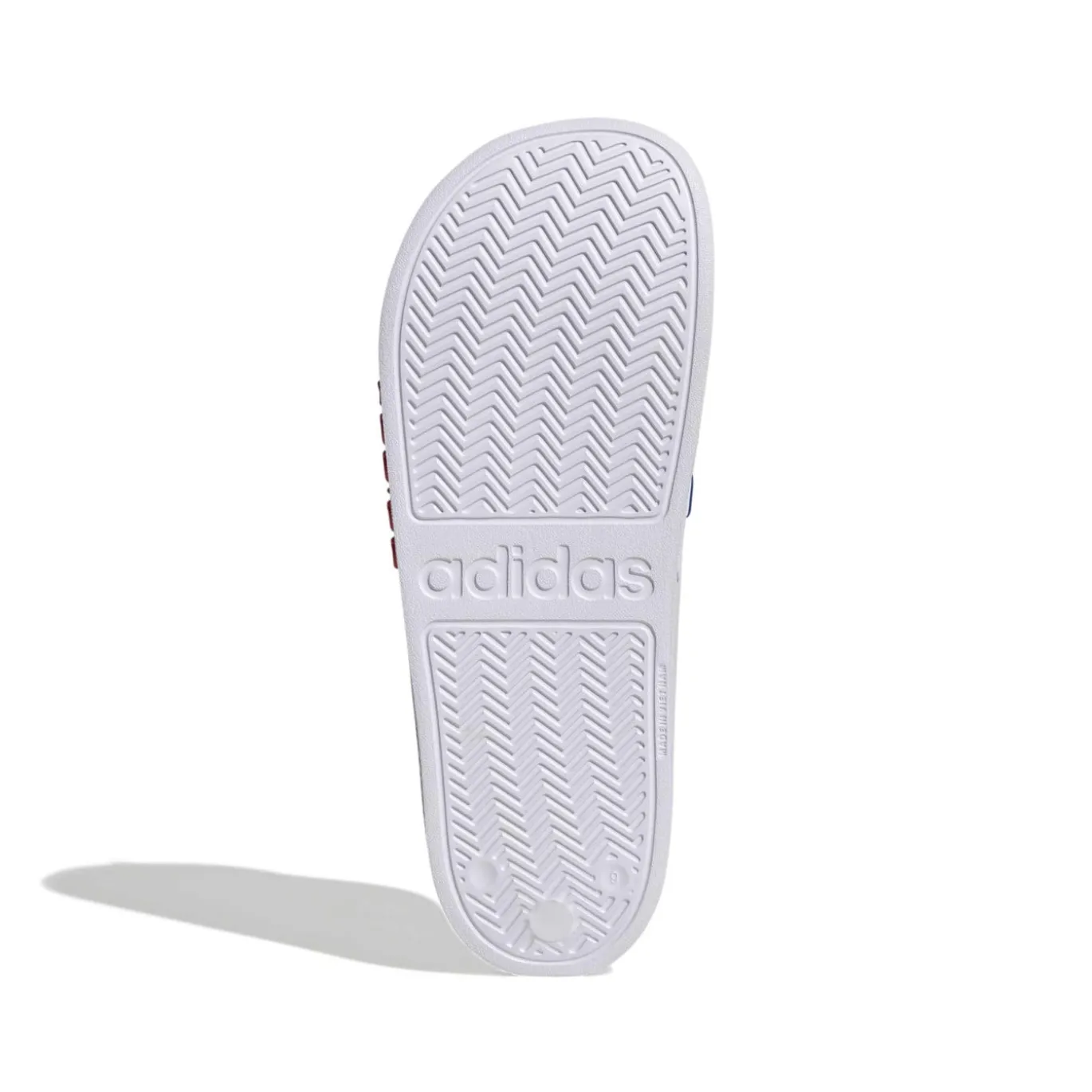 adidas Adilette Shower Slippers Wit Donkerblauw Rood