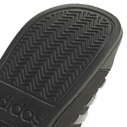 adidas Adilette Shower Slippers Kids Zwart Zilver Zwart