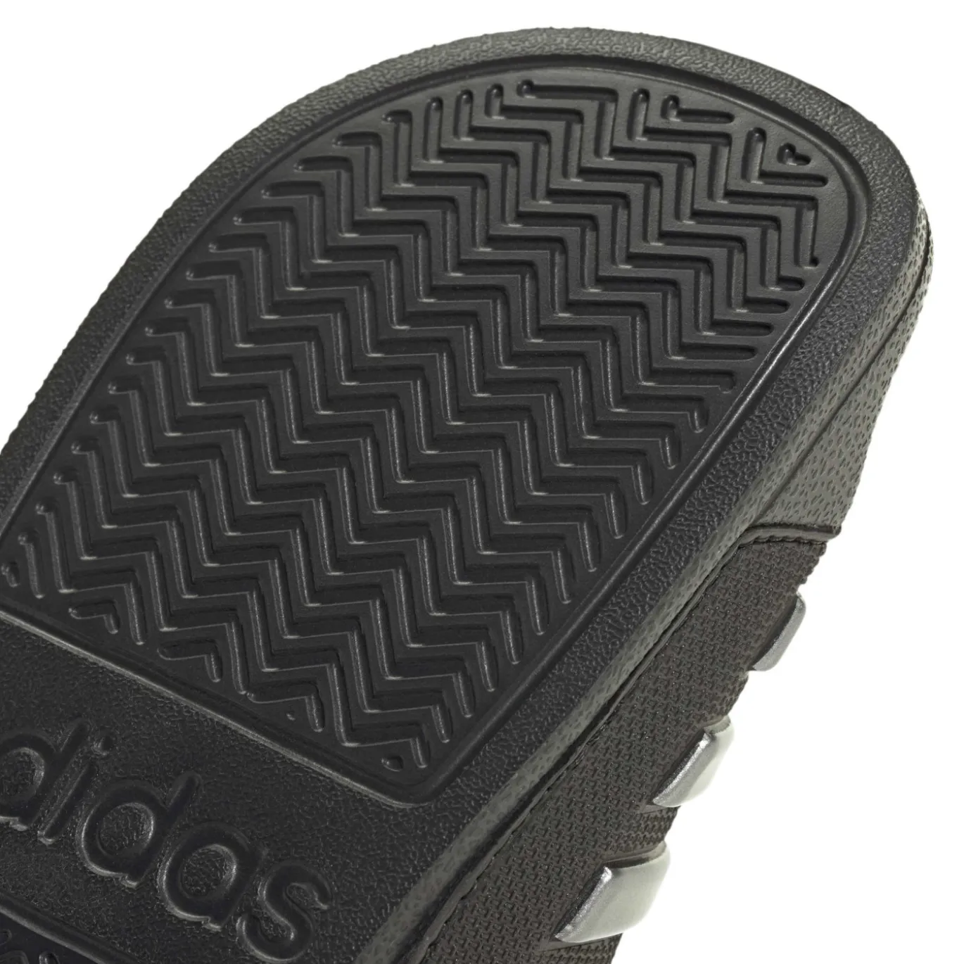 adidas Adilette Shower Slippers Kids Zwart Zilver Zwart