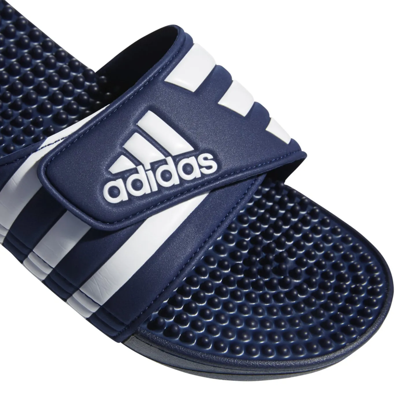 adidas Adissage Slippers Blauw Wit