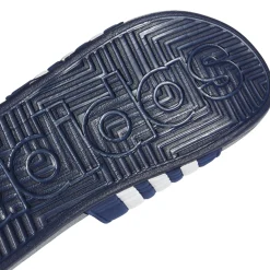 adidas Adissage Slippers Blauw Wit