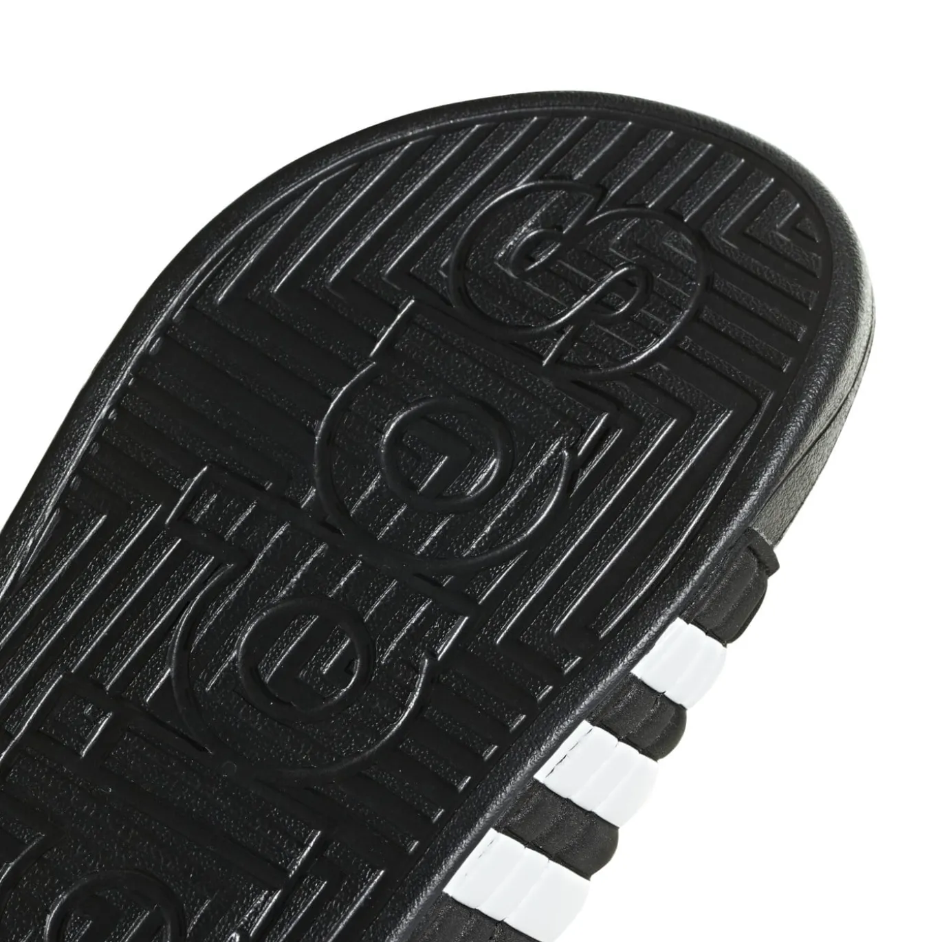 adidas Adissage Slippers Zwart Wit