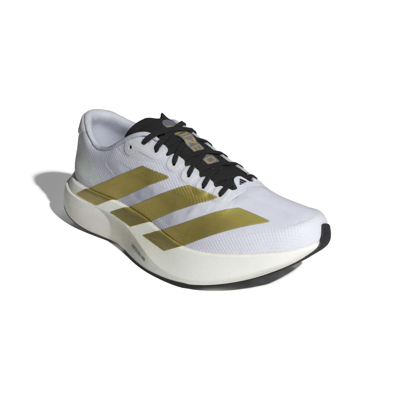 adidas Adizero Evo SL Woven Hardloopschoenen Wit Goud Zwart