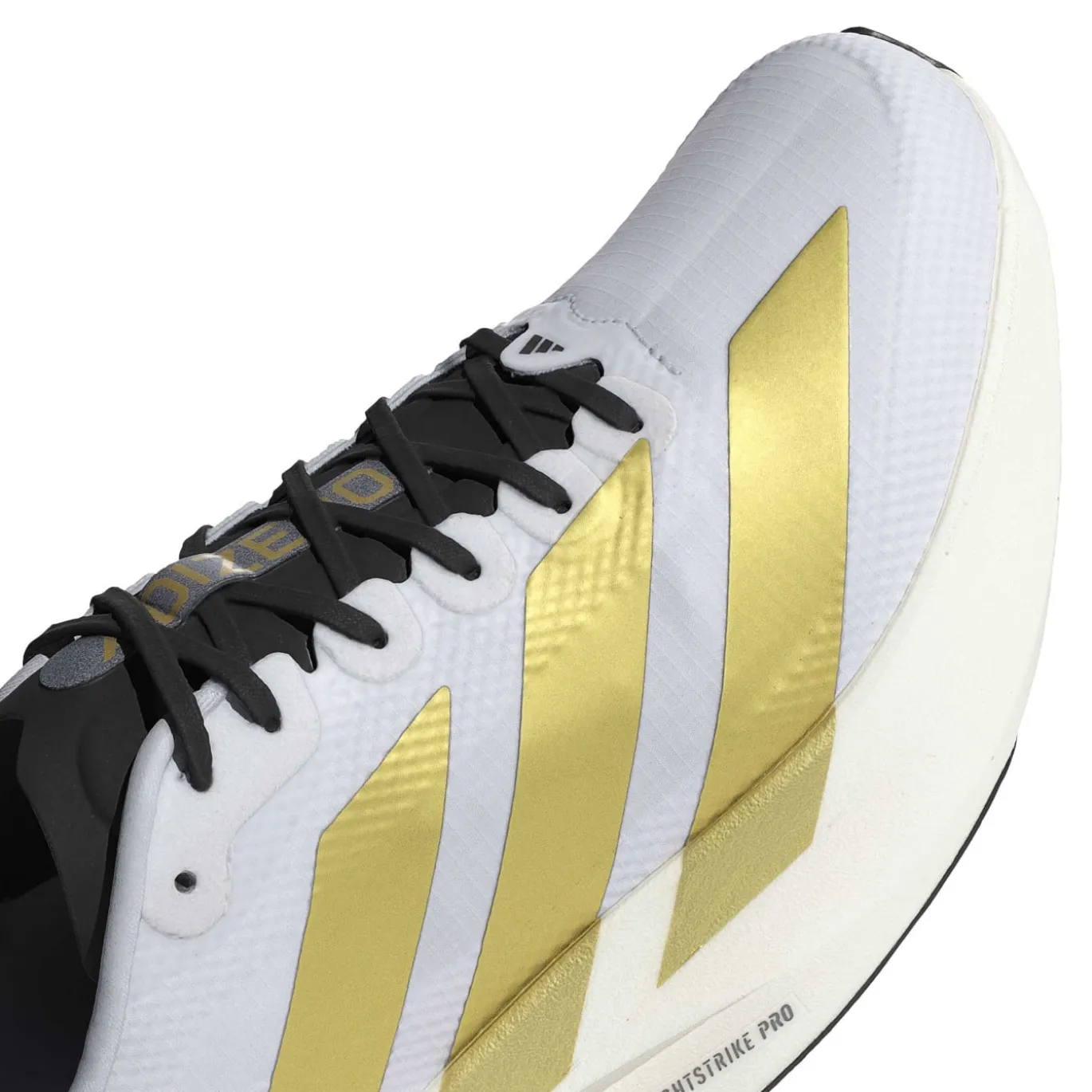 adidas Adizero Evo SL Woven Hardloopschoenen Wit Goud Zwart