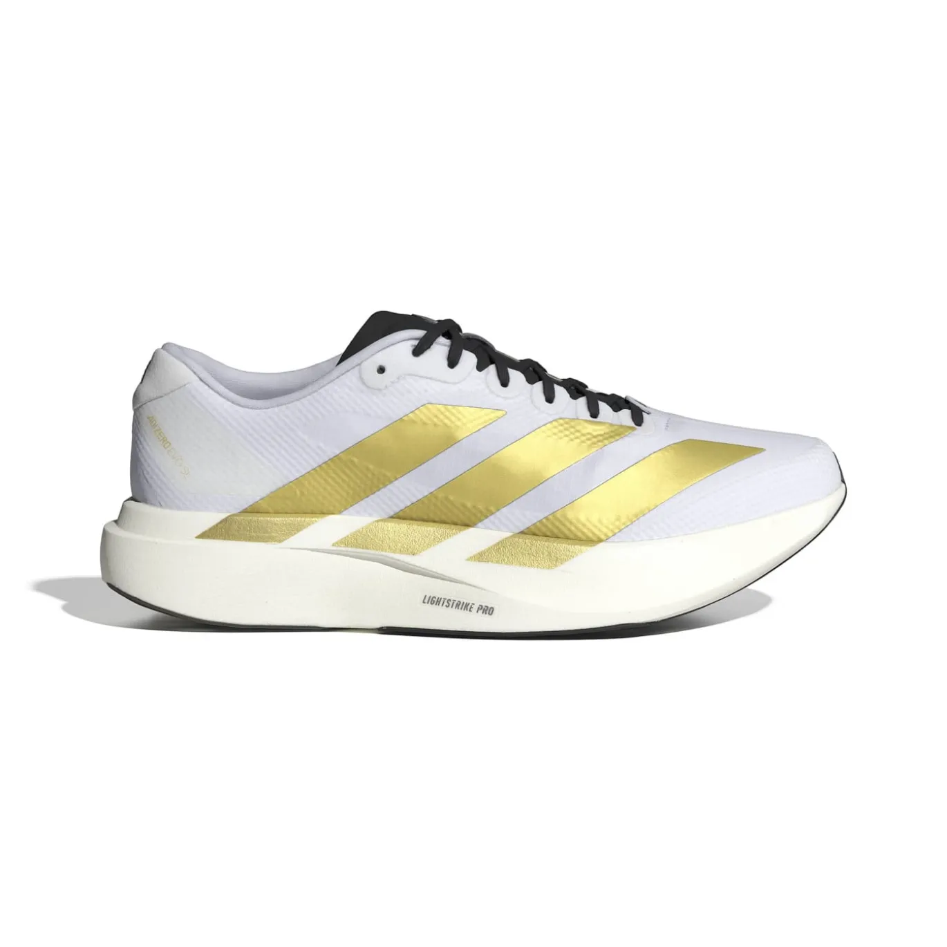 adidas Adizero Evo SL Woven Hardloopschoenen Wit Goud Zwart