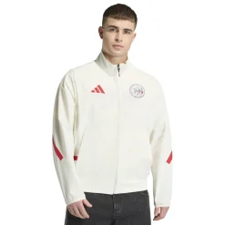 adidas Ajax Anthem Trainingjack 2025-2026 Wit Rood