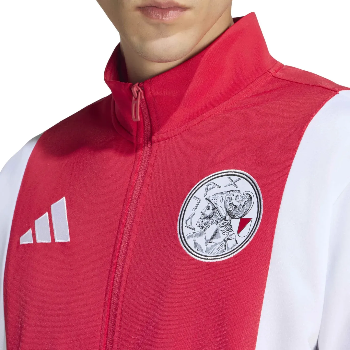 adidas Ajax Anthem Trainingsjack 2026-2027 Rood Wit