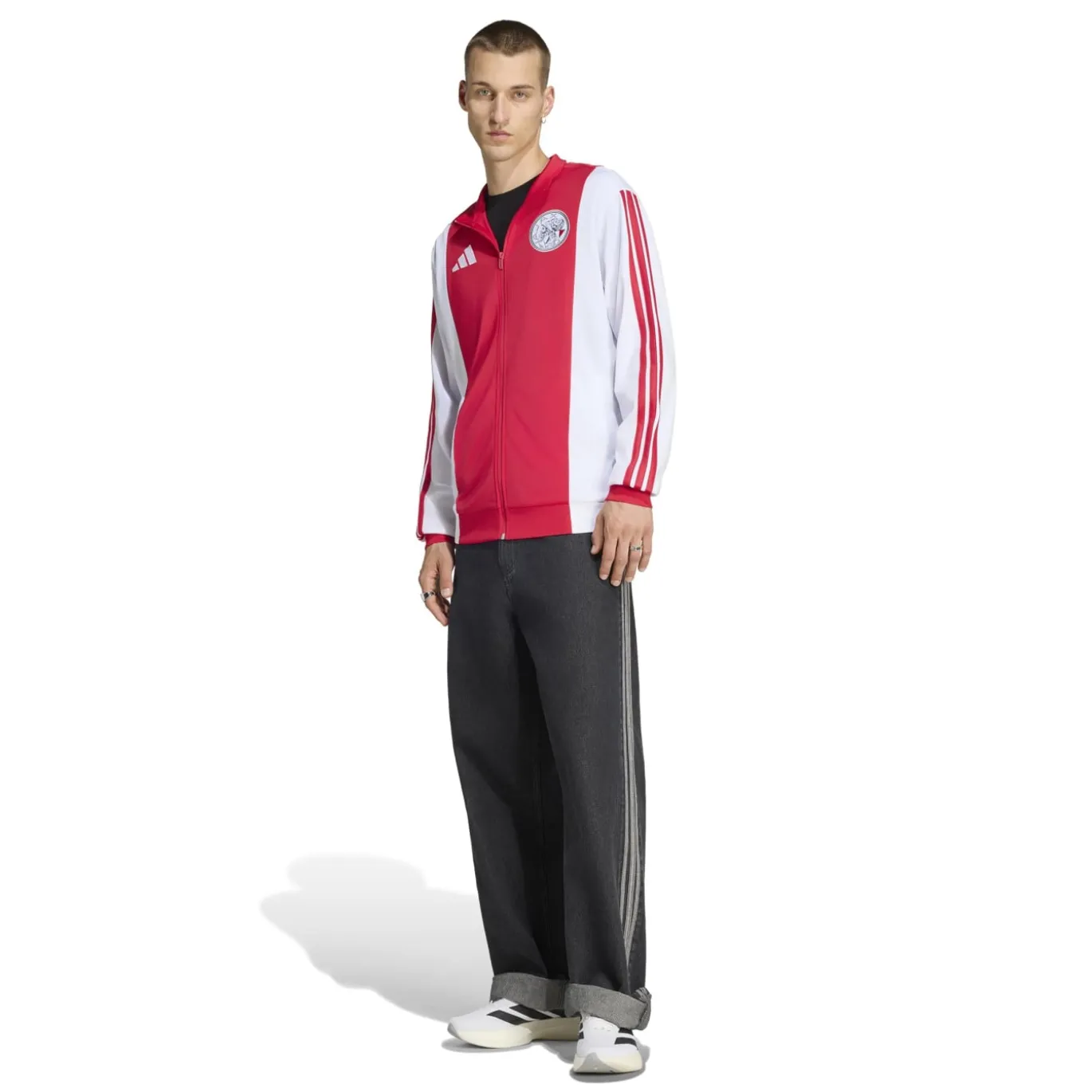 adidas Ajax Anthem Trainingsjack 2026-2027 Rood Wit