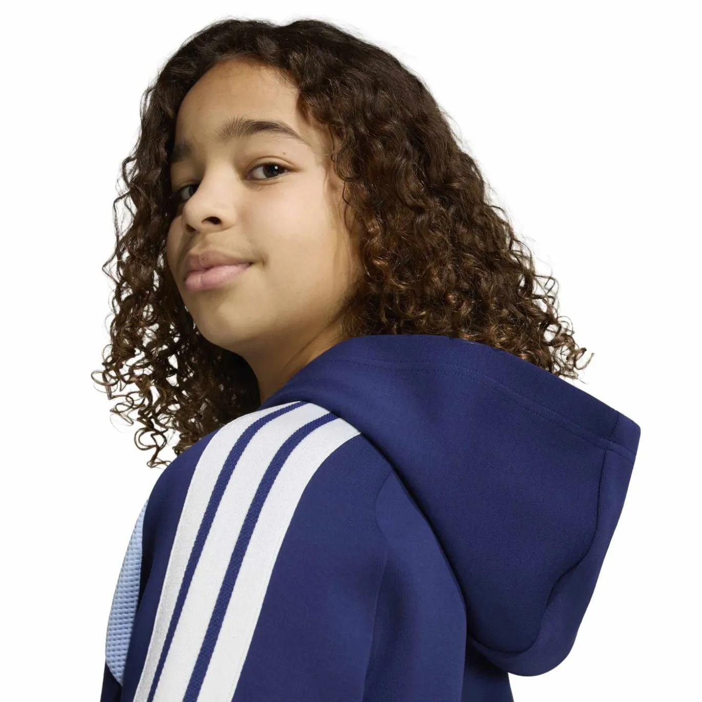 adidas Ajax Hoodie 2026-2027 Kids Donkerblauw Lichtblauw