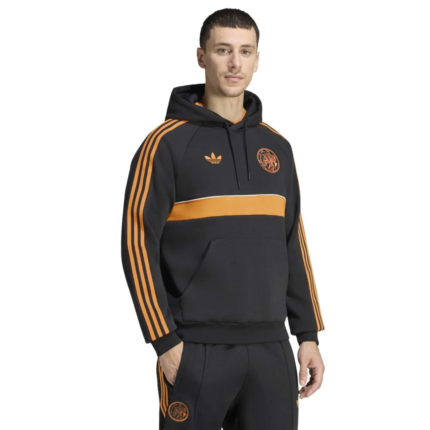 adidas Ajax Originals Hoodie Zwart Oranje