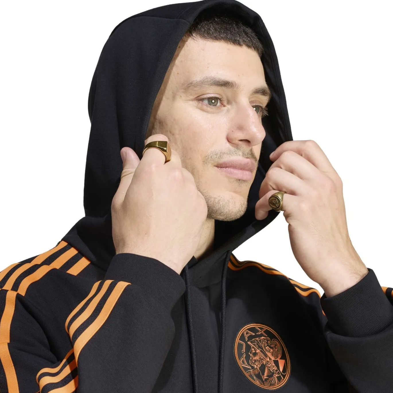 adidas Ajax Originals Hoodie Zwart Oranje