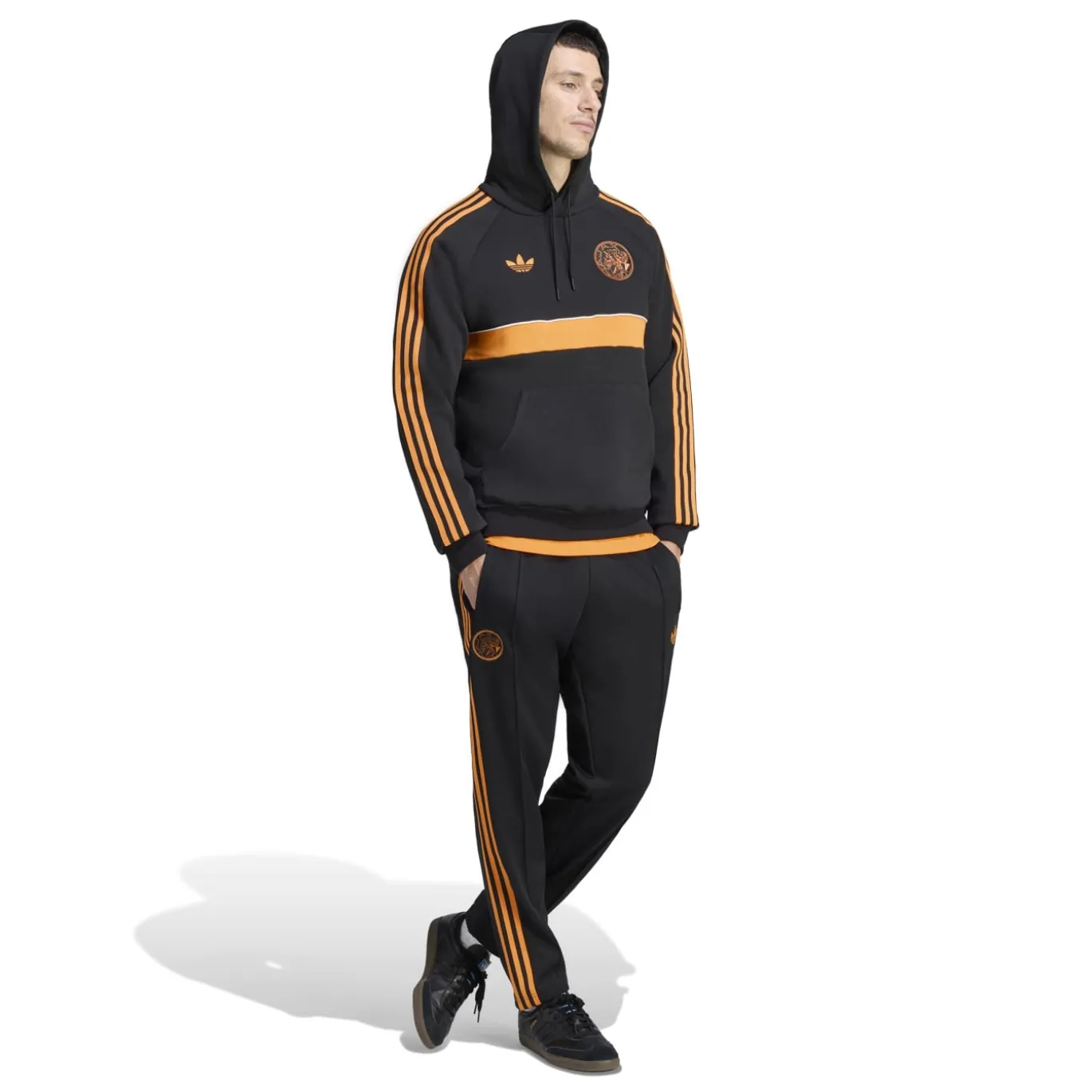 adidas Ajax Originals Hoodie Zwart Oranje