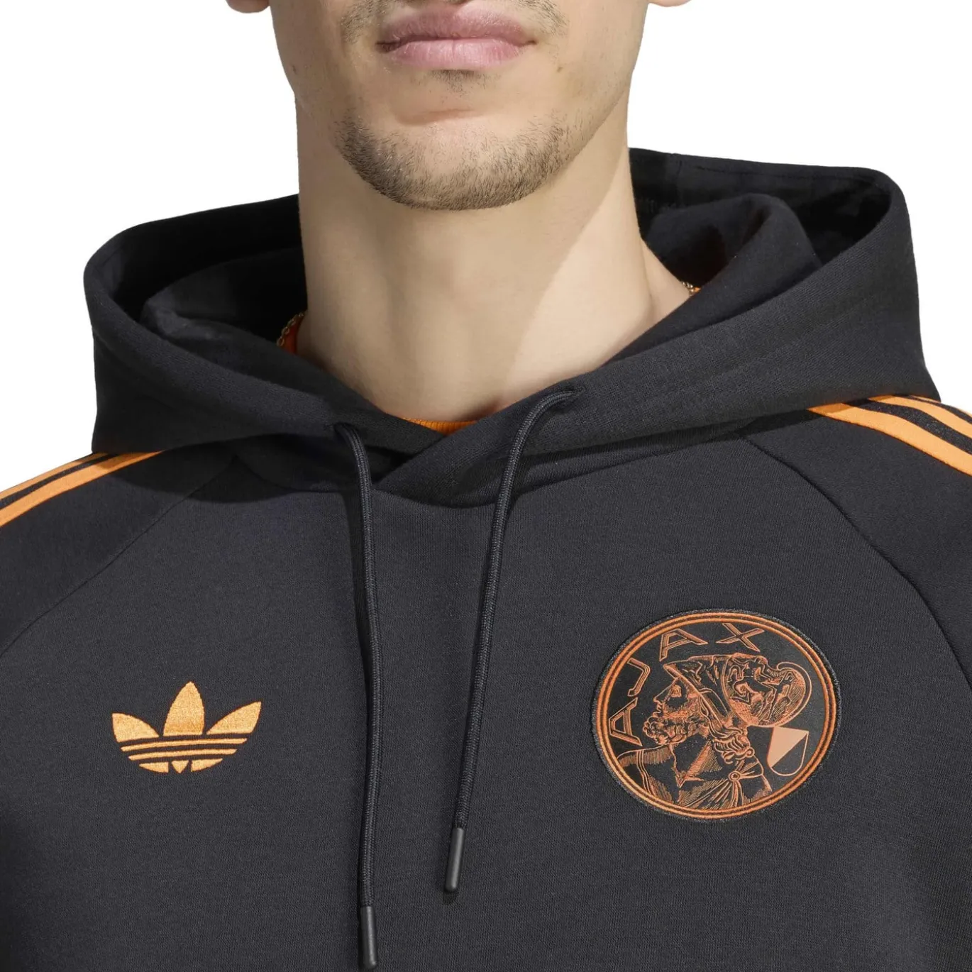 adidas Ajax Originals Hoodie Zwart Oranje