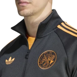 adidas Ajax Originals Trainingsjack Zwart Oranje