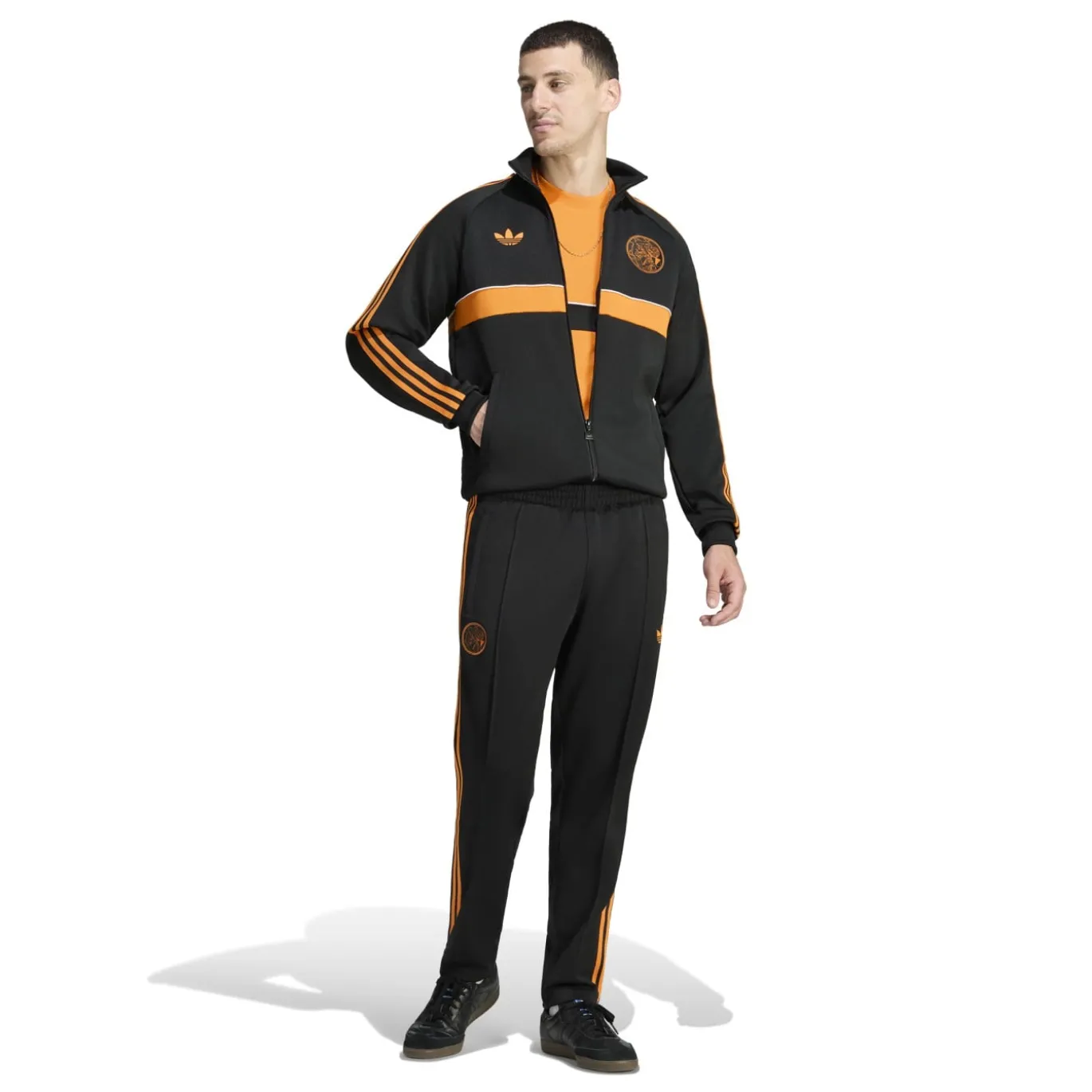 adidas Ajax Originals Trainingsjack Zwart Oranje