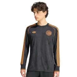 adidas Ajax Originals T-Shirt Lange Mouwen Zwart Oranje