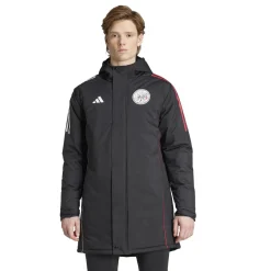 adidas Ajax Parka 2025-2026 Zwart Wit Rood