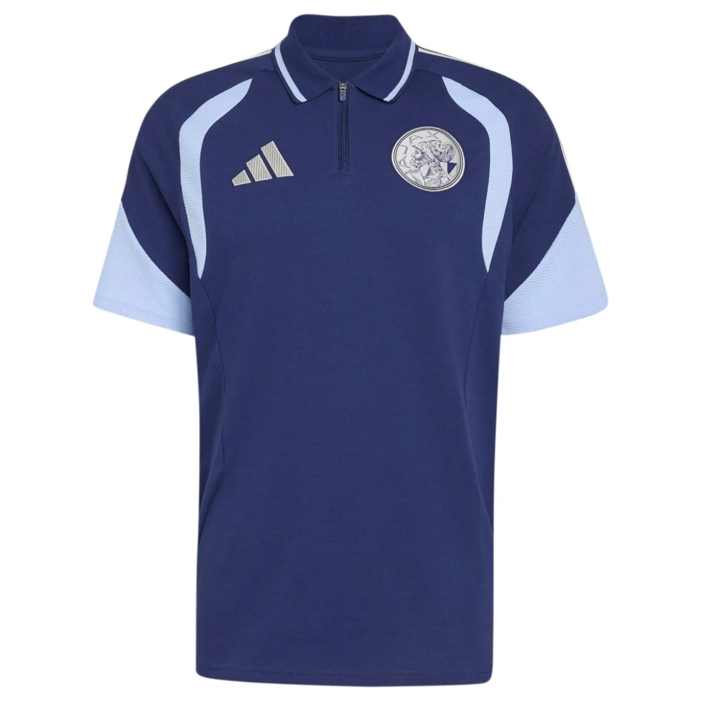 adidas Ajax Polo 2026-2027 Donkerblauw Lichtblauw