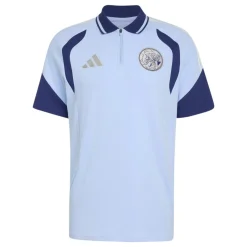adidas Ajax Polo 2026-2027 Lichtblauw Donkerblauw