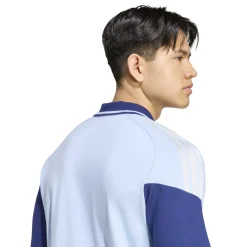 adidas Ajax Polo 2026-2027 Lichtblauw Donkerblauw