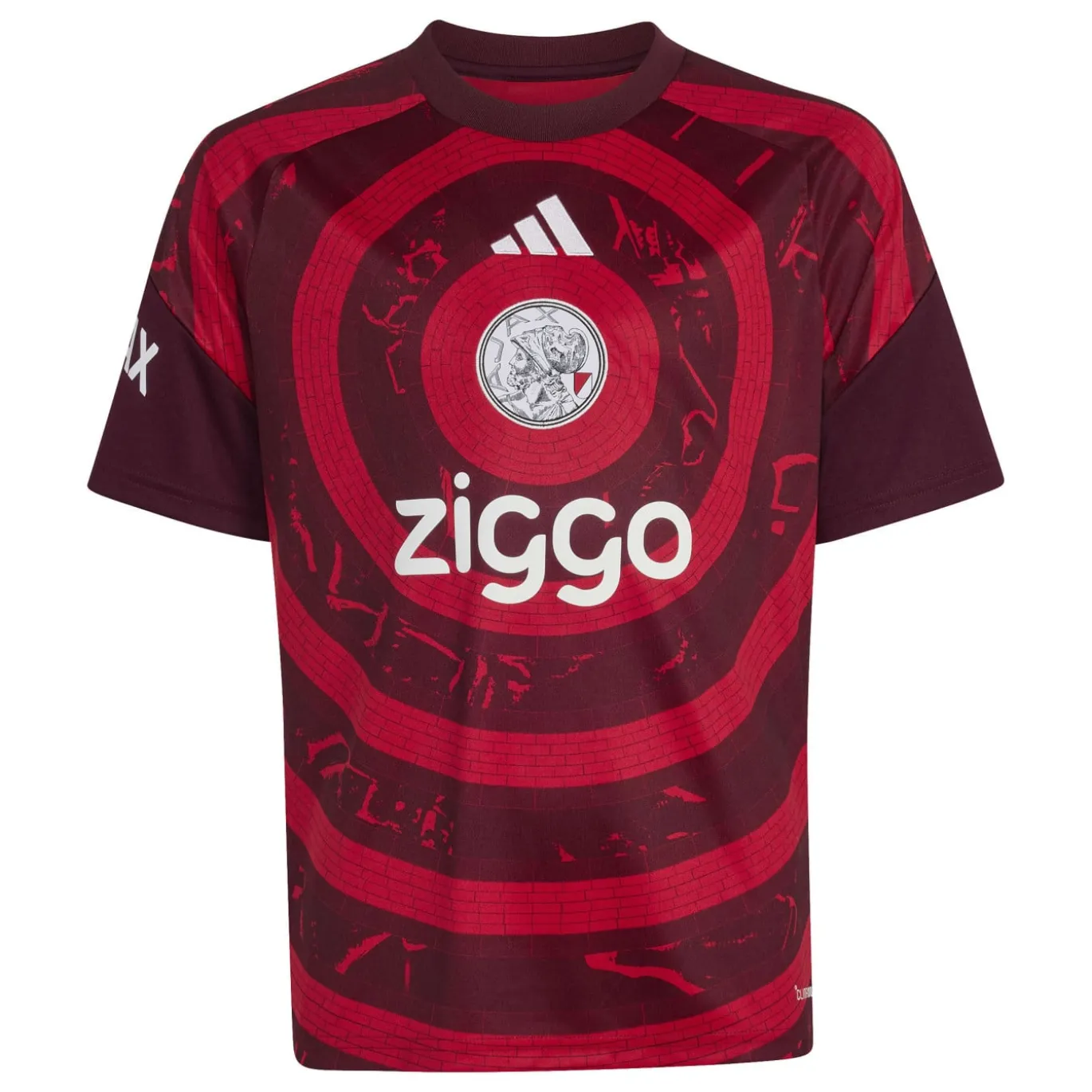 adidas Ajax Pre-Match Trainingsshirt 2026-2027 Kids Rood