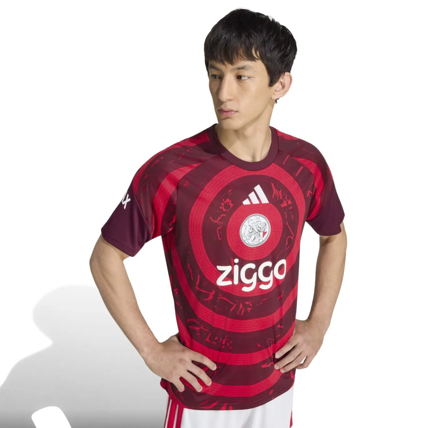 adidas Ajax Pre-Match Trainingsshirt 2026-2027 Rood
