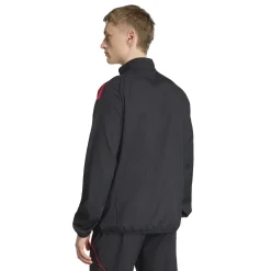 adidas Ajax Presentatie Trainingspak Full-Zip 2025-2026 Zwart Wit Rood