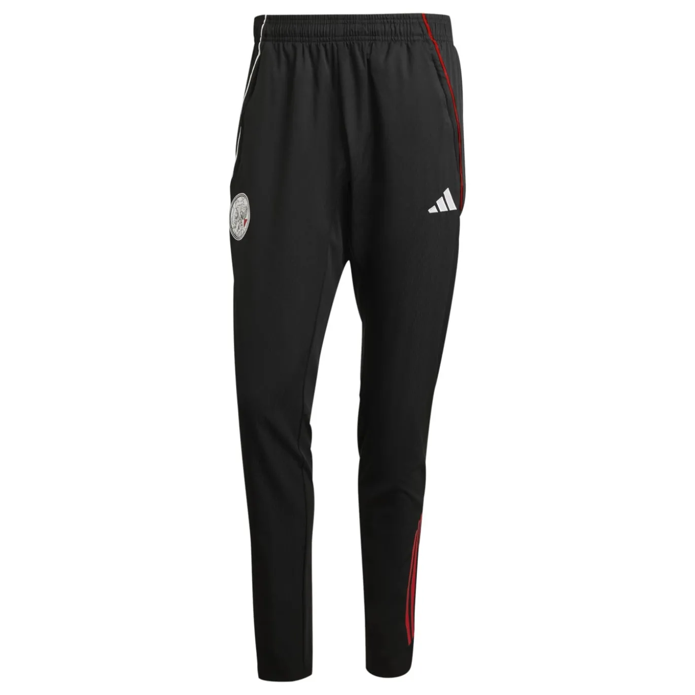 adidas Ajax Presentatie Trainingspak Full-Zip 2025-2026 Zwart Wit Rood