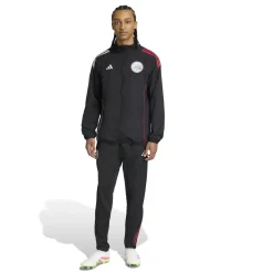 adidas Ajax Presentatie Trainingspak Full-Zip 2025-2026 Zwart Wit Rood