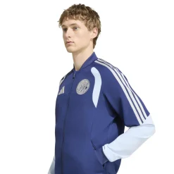 adidas Ajax Presentatie Trainingsjack 2026-2027 Donkerblauw Lichtblauw