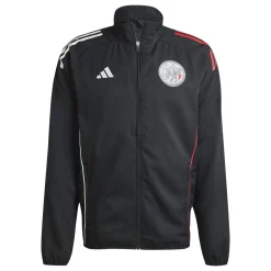 adidas Ajax Presentatie Trainingsjack 2025-2026 Zwart Wit Rood