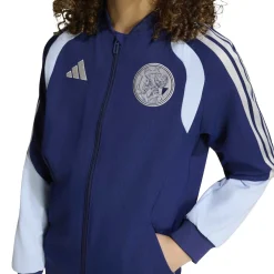 adidas Ajax Presentatie Trainingsjack 2026-2027 Kids Donkerblauw Lichtblauw