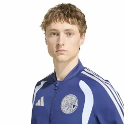 adidas Ajax Presentatie Trainingspak 2026-2027 Donkerblauw Lichtblauw