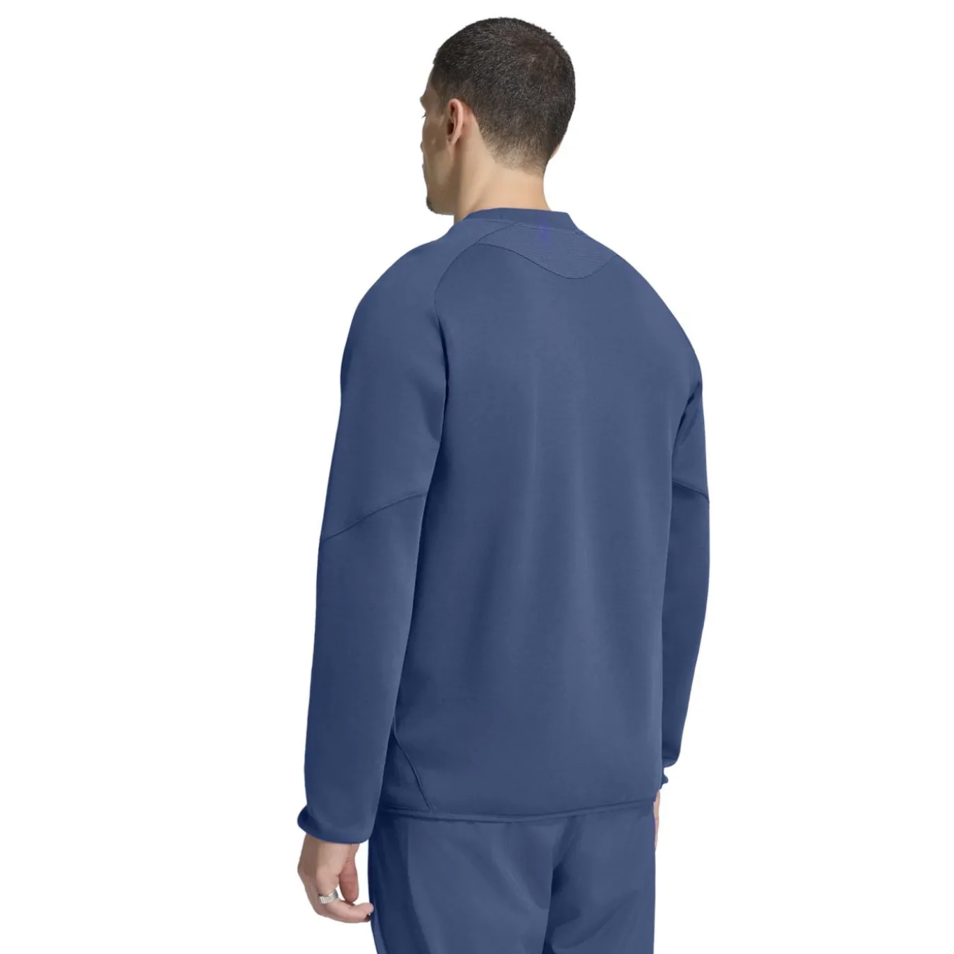 adidas Ajax Tiro Travel Crew Trainingspak 2026-2027 Donkerblauw Lichtblauw