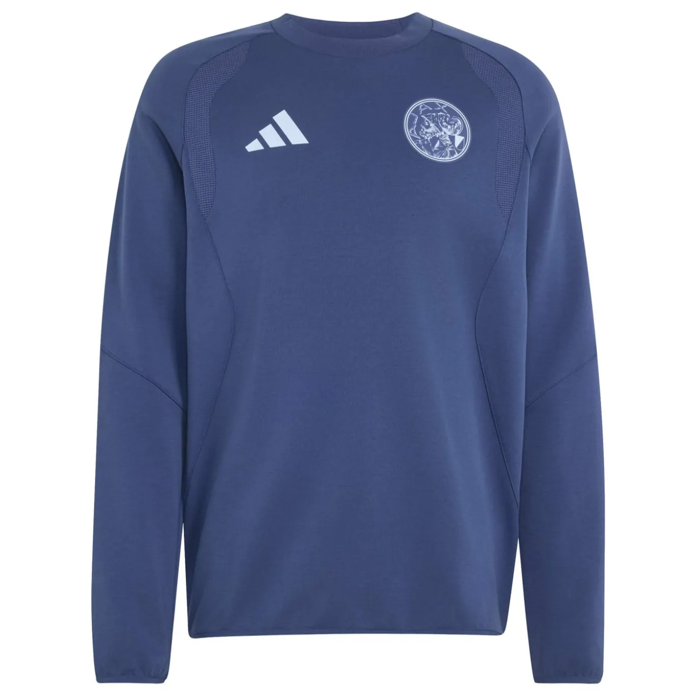 adidas Ajax Tiro Travel Crew Trainingspak 2026-2027 Donkerblauw Lichtblauw