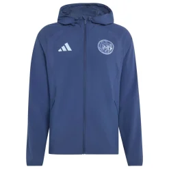 adidas Ajax Tiro Travel Trainingsjack 2026-2027 Donkerblauw Lichtblauw