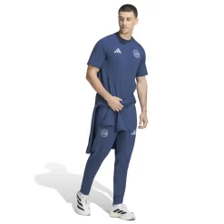 adidas Ajax Tiro Travel T-Shirt 2026-2027 Donkerblauw Lichtblauw