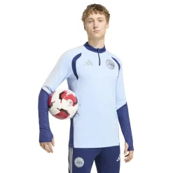 adidas Ajax Trainingspak 1/4-Zip 2026-2027 Lichtblauw Donkerblauw
