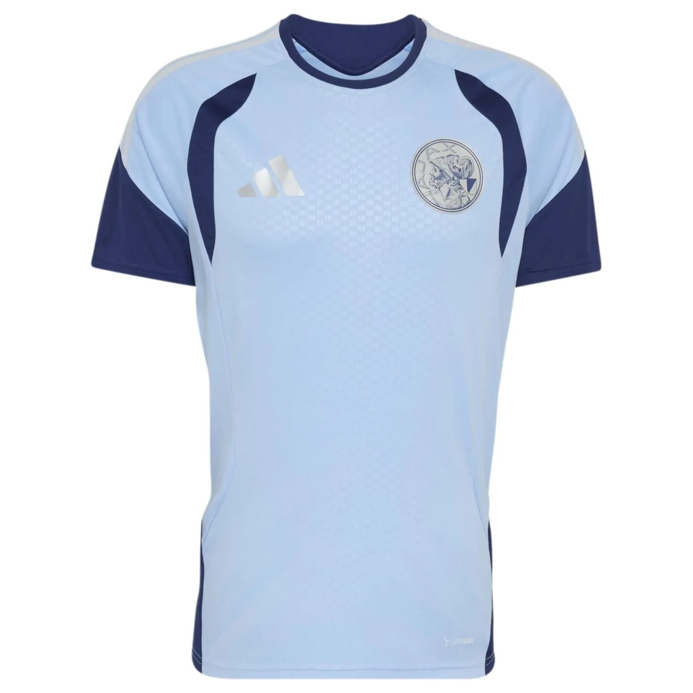 adidas Ajax Trainingsshirt 2026-2027 Lichtblauw Donkerblauw