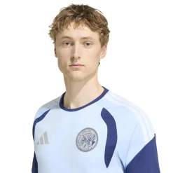 adidas Ajax Trainingsshirt 2026-2027 Lichtblauw Donkerblauw